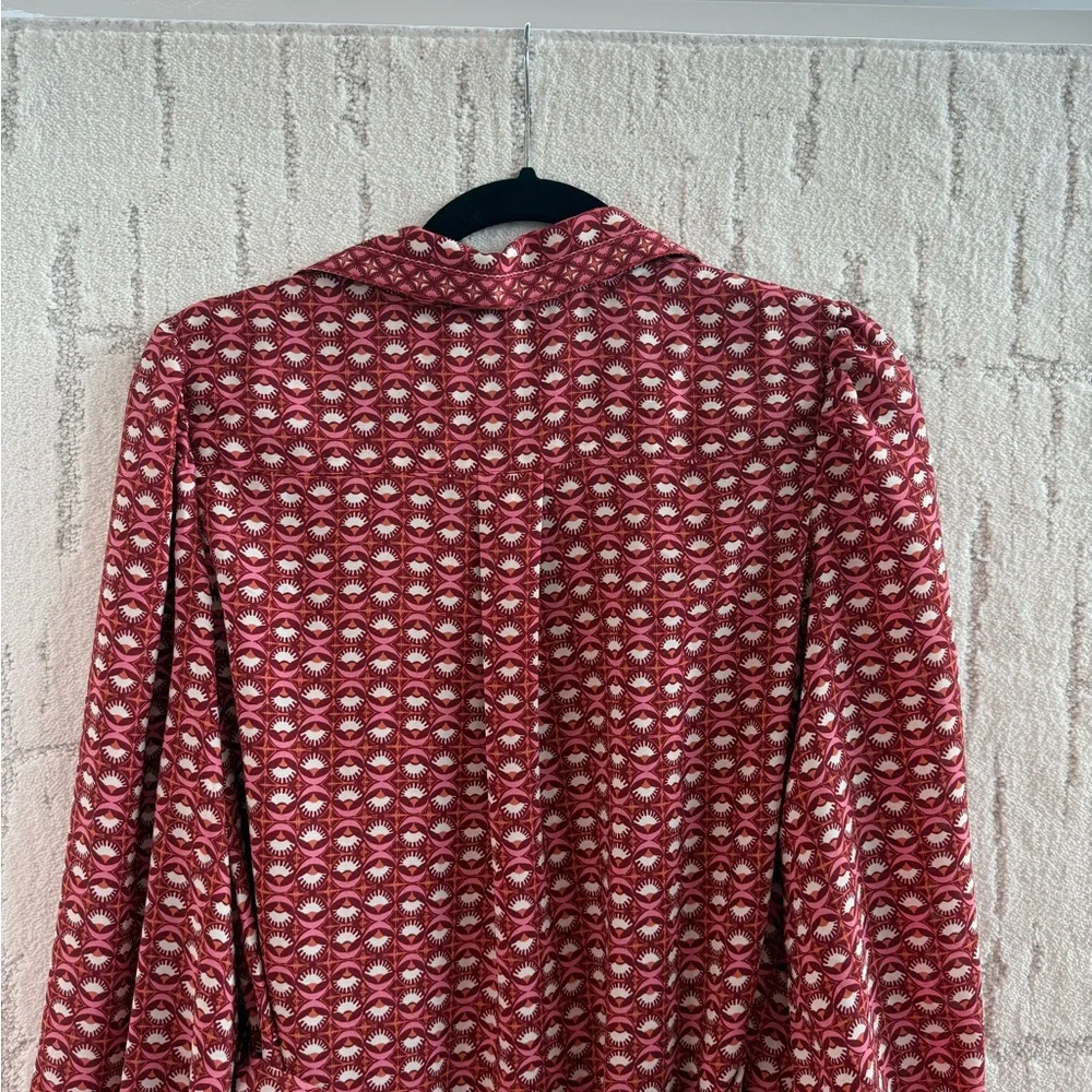 Max Studio Red Patterned Dress - Picture 12 of 14